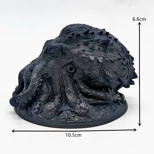 Escultura realista de animais polvo