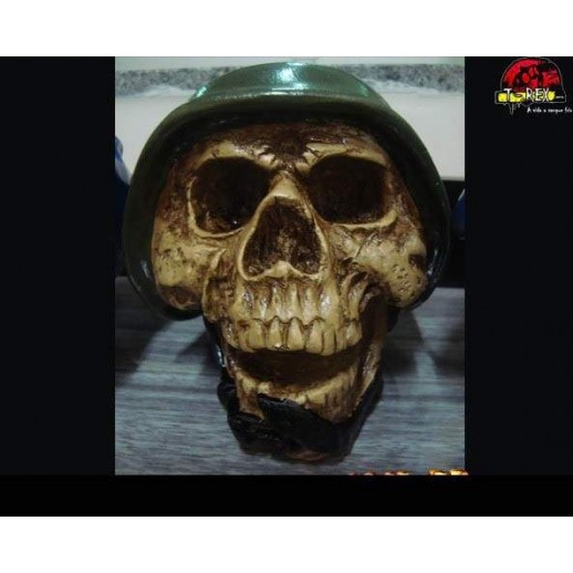 Crânio Caveira Soldado