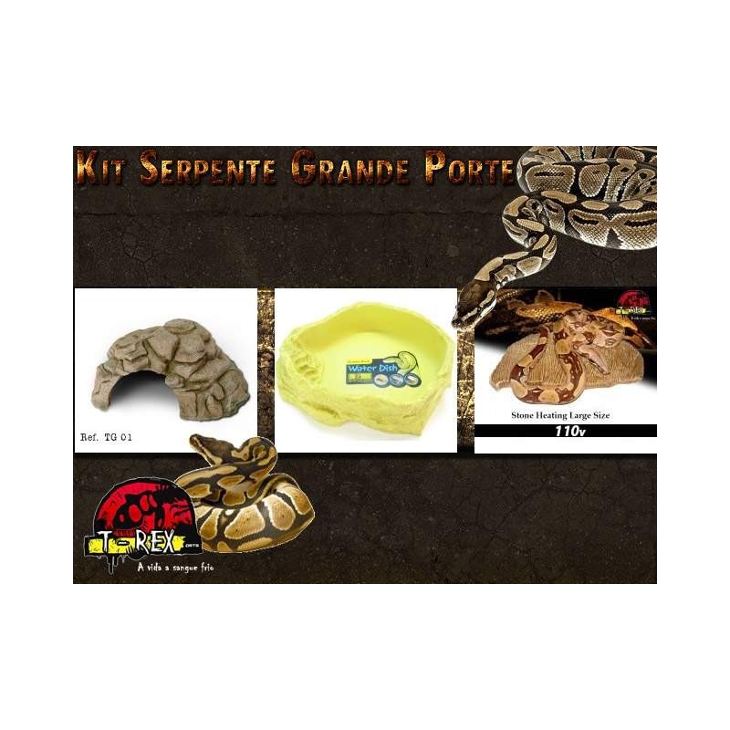 Kit Serpentes Extra G | Jibóia | Terrário | Exoterra