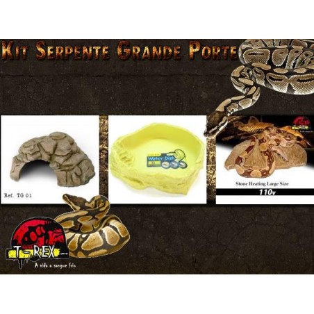 Kit Serpentes Extra G | Jibóia | Terrário | Exoterra