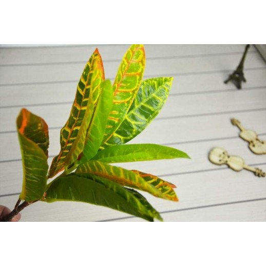Planta Artificial - Croton | Terrário | Répteis