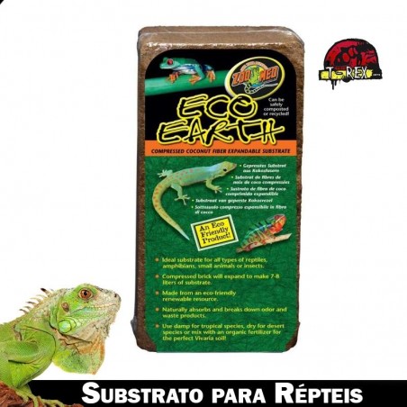 substrato para répteis