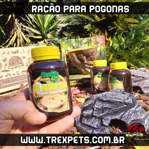 Ração para pogona