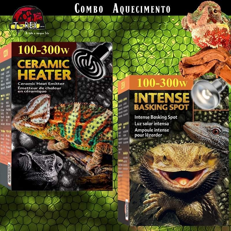 Lâmpadas de Cerâmica Répteis