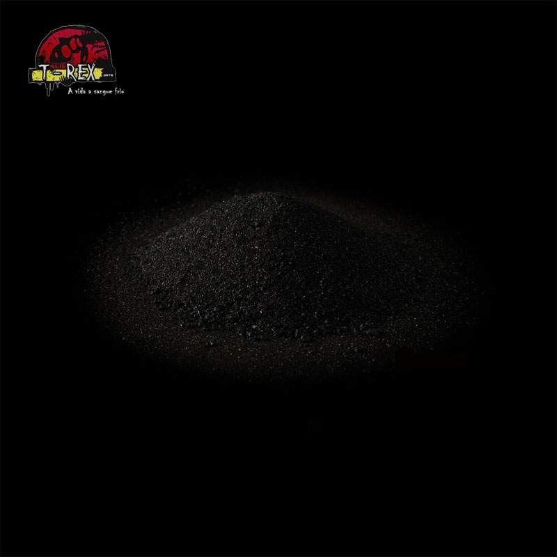 areia preta para répteis